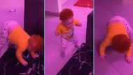 Baby tries hard to walk at 10 months as mum captures moment on camera, video trends