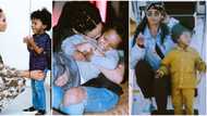 Mummy's boy: 5 heart-melting photos of Wizkid's 3rd baby mama Jada and their son Zion