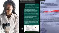 "Stop forcing your school on me": Chats leak as female corper begs to be rejected, proprietress reacts