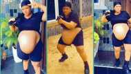 "Clear road for big trailer": Pregnant woman steps out like bouncer in video, her energy stuns many