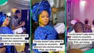 Moment Nigerian woman allegedly shared iPad as souvenir at wedding, people react: "Involve me"
