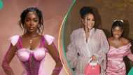 AMVCA 2025: Mercy Aigbe’s daughter makes debut appearance, dazzles in fairytale pink dinner gown
