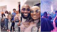 “OBO no go minus”: 2Baba's baby mama Pero hails Davido, links up with him as he shuts down Capital One Arena