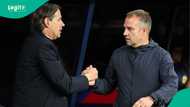 Hansi Flick reacts after Barcelona’s dramatic 3-3 Champions League draw vs Inter Milan
