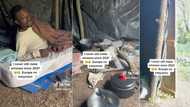 "Since 2 years, I never still make am": Nigerian man shares video of his ugly house in Europe, laments in clip