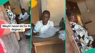 "Nothing wey I never do for this degree": Female student fans 'lecturer' in her office, video trends