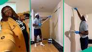 Couple in UK paints new apartment themselves after hearing cost of hiring professional painter
