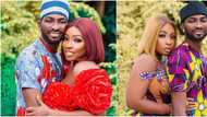 Squeeze it tight: Anita Joseph encourages hubby to grab her backside as they dance in cute video