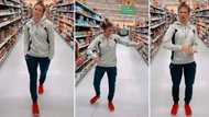 Young lady shows cool dance moves inside supermarket, her video gets praises online