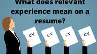 What does relevant experience mean on a resume? Get all the details