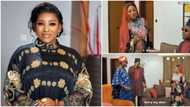 "She go scatter everywhere": Mide Martins trends as she becomes Mr Macaroni's 2nd wife in funny skit