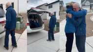 Man breaks into tears in video as he reunites with daughter he hadn't seen in 12 years on his 80th birthday