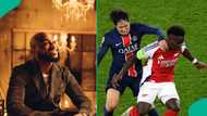 Arsenal vs PSG: Davido names team he is backing to lift UEFA Champions League trophy