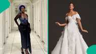 30-year-old Nigerian bridal dress designer Gbemi Okunlola who generates £1.3m in annual sales trends