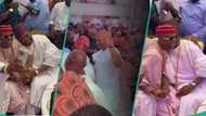 More videos as Wizkid parties hard with Oba Elegushi, Tony Elumelu, other VIPs at mum’s burial party