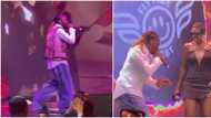 "He's back to his baggy jeans": Nigerians react as Asake, Tiwa Savage give electrifying performance on stage