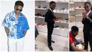 "All I see is Big Wiz": Reactions as Wizkid's Tife goes for suit fitting ahead of valedictory, shows swagger
