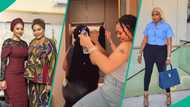 Regina Daniels, mum dance sweetly, shake back side after Angela Okorie's apology, clip trends
