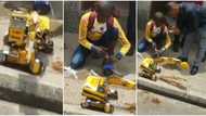 Talented Uyo-based teen creates Caterpillar truck controlled with water and syringe (video)