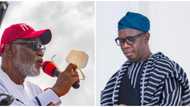 This is how much Akeredolu earns every month - Deputy Ajayi reveals, Ondo governor reacts