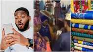 Ladies cause stir at event, step out and spray celebrant expensive wraps of ankara, video goes viral