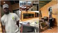 Talented Nigerian man converts containers into stylish offices, houses, his photos go viral
