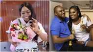 "I would have preferred money": Chizzy Alichi thanks hubby for sending her flowers in funny video