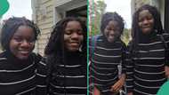 Two ladies who are twins share remarkable resemblance as they grow pimples in the same place
