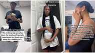 "Lord help me": Pregnant mum of 2 cries as husband dumps her after 10 years of being together, video emerges