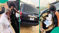Man speechless as his daughter presents him with brand new car, video melts hearts on TikTok