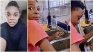 Dancer Kaffy shares video of son helping in the kitchen, advises parents to also let boys do house chores