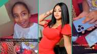 “Best stepmom”: Regina Daniels gifts stepdaughter new iPhone 13 pro max on her 10th birthday