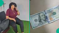 Lady amazed as bank rejects her $100 over lipstick stain on it, vows to go back there with the money
