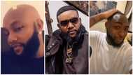 Kcee debuts bald look days after Davido taunted him for using a wig