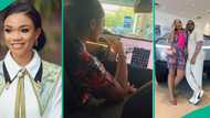Gospel Singer Ada Ehi joins Davido, others on list of cybertrucks owners, flaunts new whip
