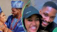 "Na when u work out u dey carry belle": Tobi Bakre says as wife hits gym to get shape back