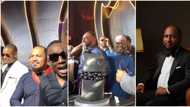 Odunlade, Ramsey Nouah, BBNaija's Sheggz, others storm cinema director's birthday bash, fun videos emerge