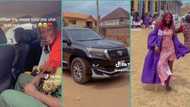 Drama as Nigerian parents storm daughter's school in 'convoy' on her matriculation day, video trends