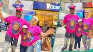 Tonto Dikeh sparks dating speculation with new family pictures: "I can die protecting them"