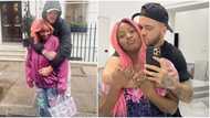 "Is that not Ghana must go bag?" Cuppy & lover ‘pepper’ fans with romantic moment as he joins her in London