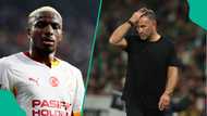 Galatasaray coach reacts after losing first UCL match in Victor Osimhen’s absence