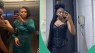 "That's how that girl died o": 3 Nigerian ladies panic in video as they get stuck in dark elevator