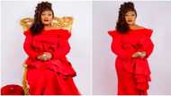 Eucharia Anunobi rocks lovely red gown on birthday, calls herself terrorist against kingdom of darkness