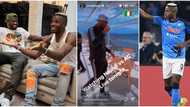 UCL: "U no go watch Chelsea match?" Peter Okoye shares video of him in Italy to show support for Osimhen