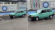 Ex-Barcelona star arrives club's training ground in a small car after being mocked for falling off his luxurious ride