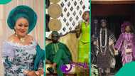 Alleged reason Behind Sola Sobowale’s son-in-law’s "angry" look at wedding finally emerges