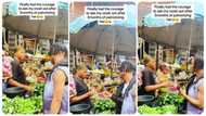 Young man finally summons courage to confess his love for vegetable seller after months of patronage