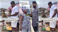Man gives woman N100k cash, she collects it, shows no appreciation and argues with helper
