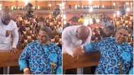 “Celebration of life”: Yul Edochie shares video of himself hailing his dad at his parent’s 53rd anniversary