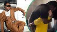 "De only reason man dey hustle": Emotional moment Shallipopi cries like a baby as mom carries him
